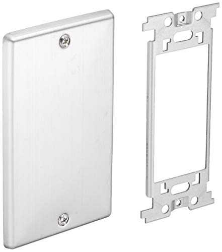 パナソニック(Panasonic) ステンレスカバープレート 取付枠付 WN7691K